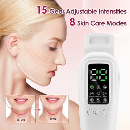 V Face Facial Lifting Machine Electric V-Line Up Lift Belt Face Massage Skin Lifting Firming Beauty Device Double Chin Reducer